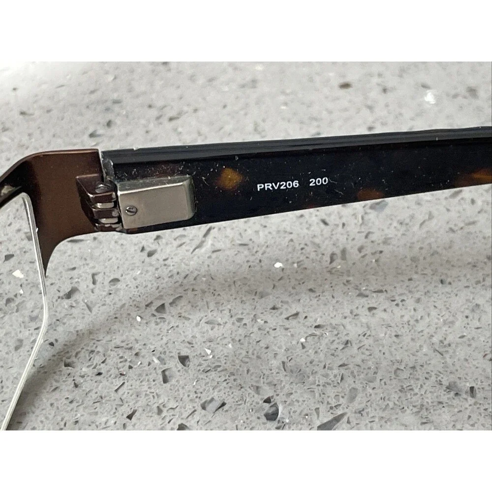 PRIVE PRV206 EYEGLASS FRAMES ONLY METAL & PLASTIC 50-18-135 HALF-RIM 200 WOMENS